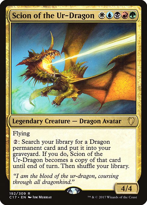 Scion of the Ur-Dragon - Commander 2017