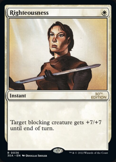 Righteousness - 30th Anniversary Edition