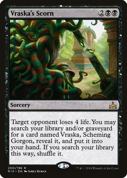 Vraska's Scorn - Rivals of Ixalan