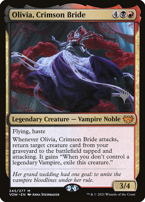 Olivia, Crimson Bride - Innistrad: Crimson Vow Promos