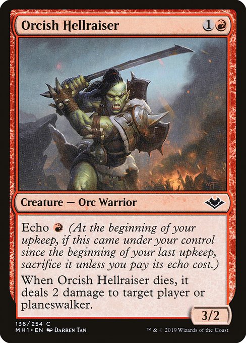 Orcish Hellraiser - Modern Horizons
