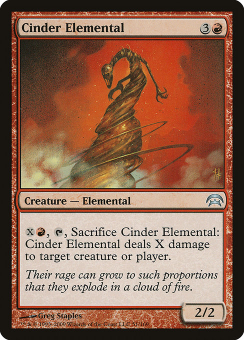 Cinder Elemental - Planechase