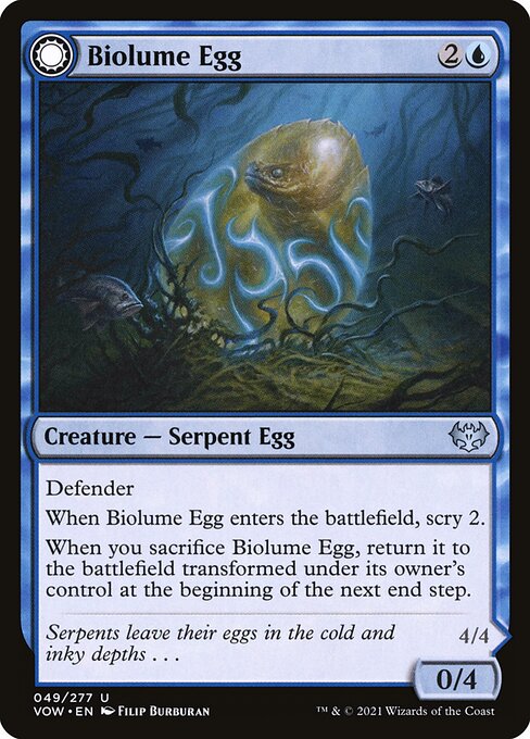 Biolume Egg // Biolume Serpent - Innistrad: Crimson Vow