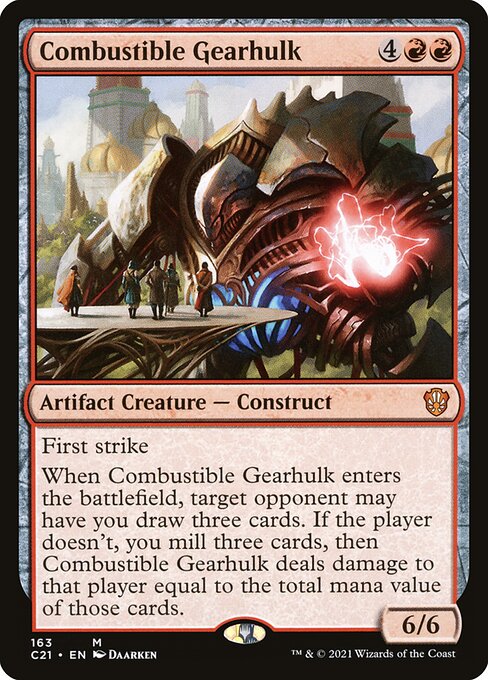 Combustible Gearhulk - Commander 2021