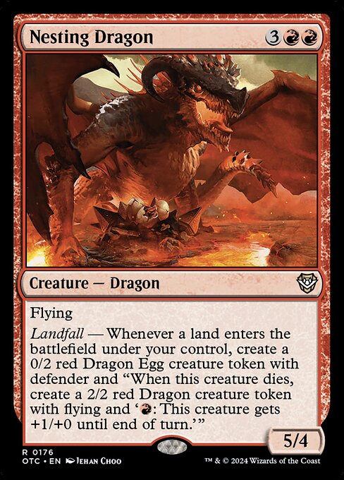 Nesting Dragon - Outlaws of Thunder Junction Commander