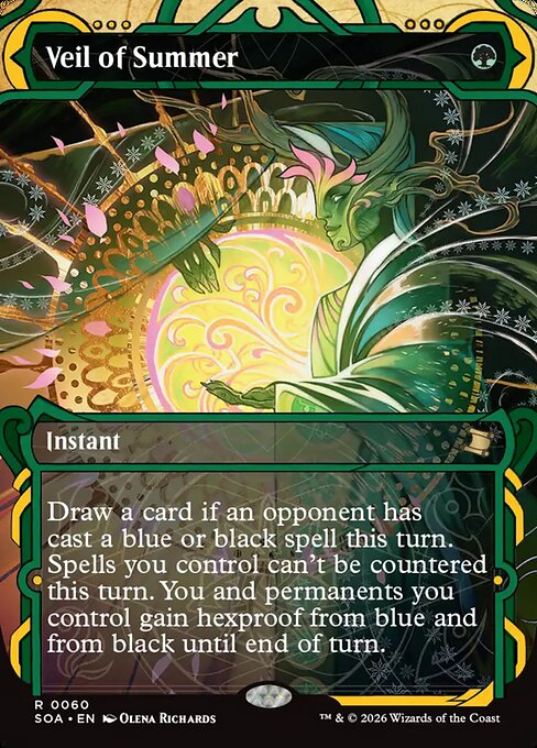 Veil of Summer - Secrets of Strixhaven Mystical Archive - Showcase