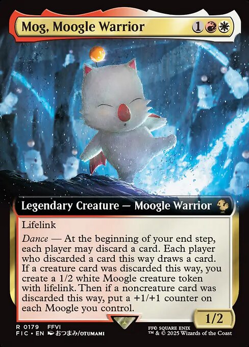 Mog, Moogle Warrior - Final Fantasy Commander - Extended Art