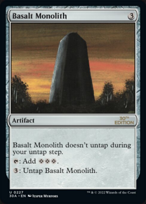 Basalt Monolith - 30th Anniversary Edition