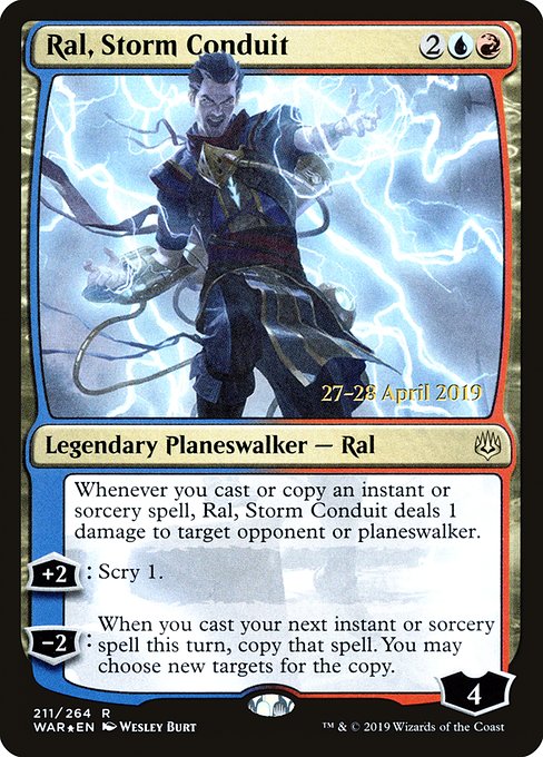 Ral, Storm Conduit - War of the Spark Promos - Promo Foil