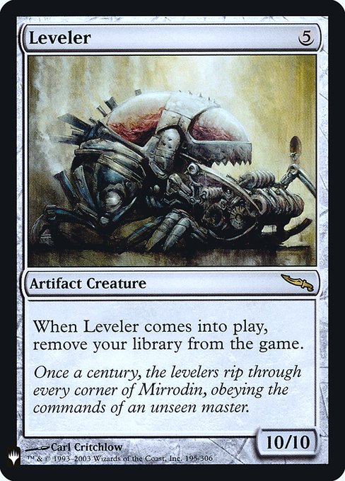 Leveler - The List