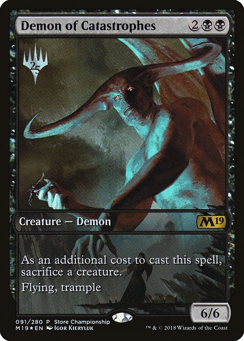 Demon of Catastrophes - Core Set 2019 Promos - Promo Foil