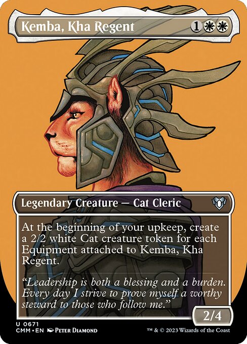 Kemba, Kha Regent - Commander Masters