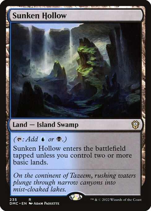 Sunken Hollow - Dominaria United Commander