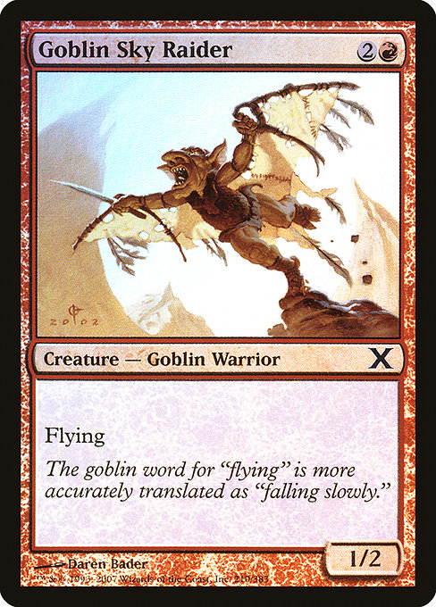 Goblin Sky Raider - Tenth Edition