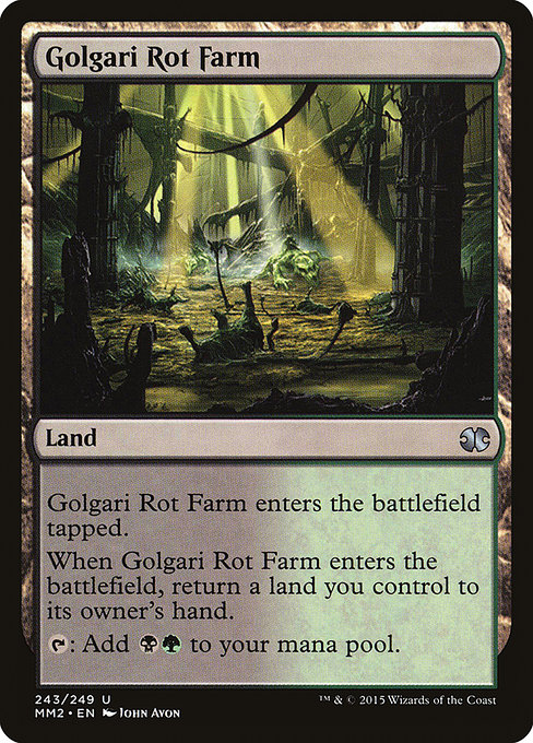 Golgari Rot Farm - Modern Masters 2015