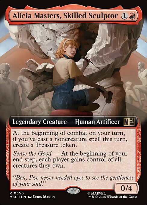 Alicia Masters, Skilled Sculptor - Marvel Super Heroes Commander - Extended Art