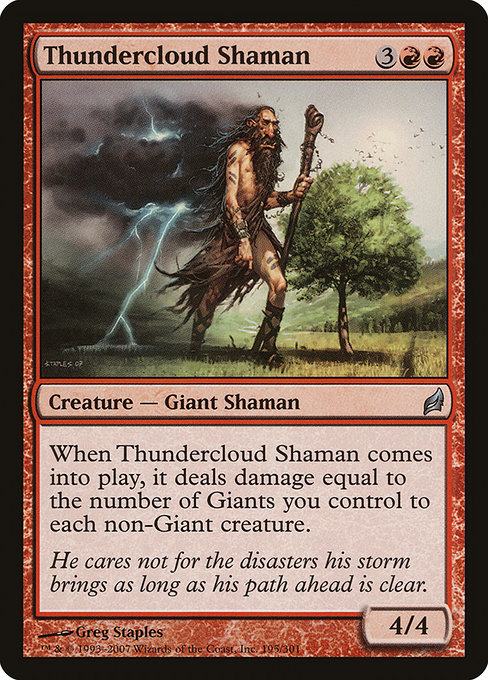 Thundercloud Shaman - Lorwyn