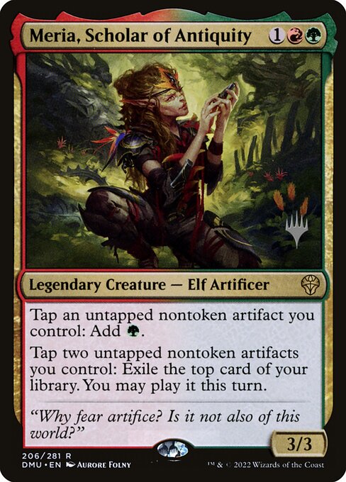 Meria, Scholar of Antiquity - Dominaria United Promos