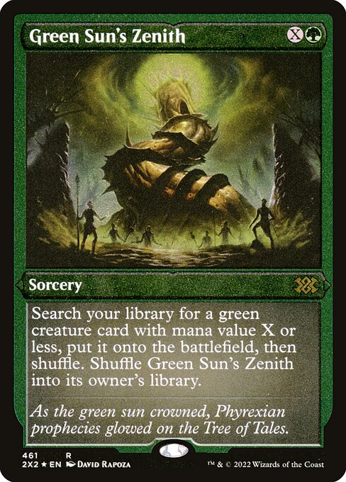 Green Sun's Zenith - Double Masters 2022 - Etched Foil