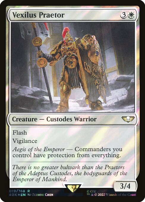 Vexilus Praetor - Warhammer 40,000 Commander - Surge Foil