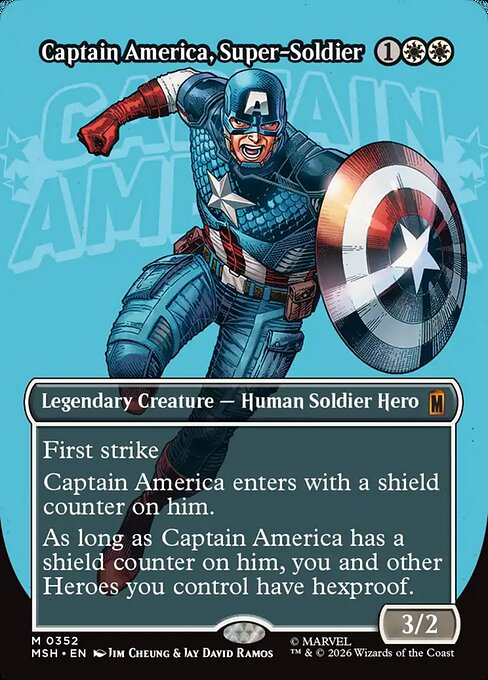 Captain America, Super-Soldier - Marvel Super Heroes - Borderless