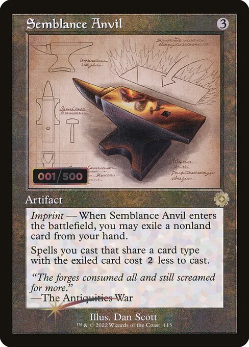 Semblance Anvil - The Brothers' War Retro Artifacts - Double Rainbow, Retro