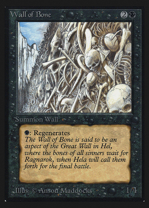 Wall of Bone - Collectors' Edition