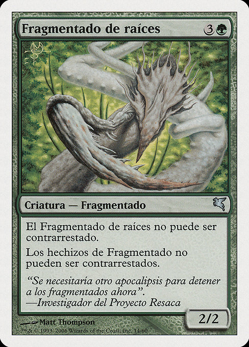 Fragmentado de raíces (Root Sliver) - Salvat 2005