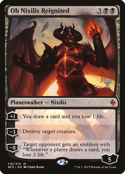 Ob Nixilis Reignited - Battle for Zendikar Promos