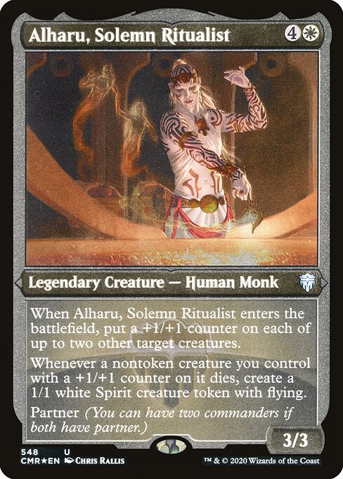 Alharu, Solemn Ritualist - Commander Legends - Etched Foil