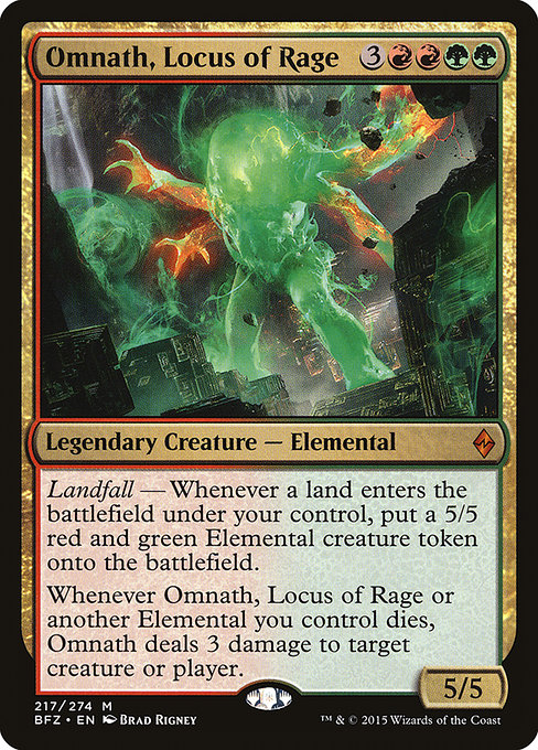 Omnath, Locus of Rage - Battle for Zendikar