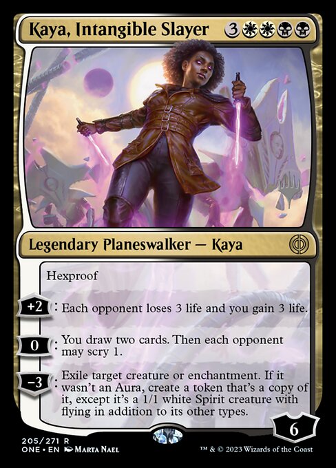 Kaya, Intangible Slayer - Phyrexia: All Will Be One Promos