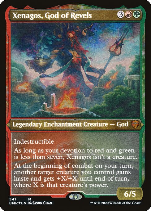 Xenagos, God of Revels - Commander Legends - Etched Foil