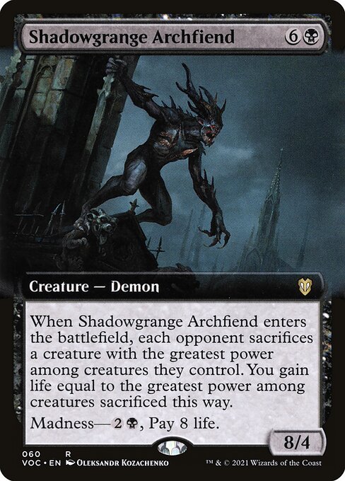 Shadowgrange Archfiend - Crimson Vow Commander