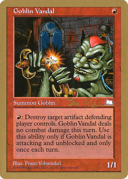 Goblin Vandal - World Championship Decks 1998