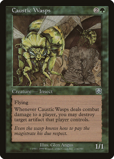 Caustic Wasps - Mercadian Masques