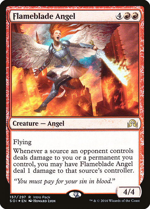 Flameblade Angel - Shadows over Innistrad Promos - Promo Foil