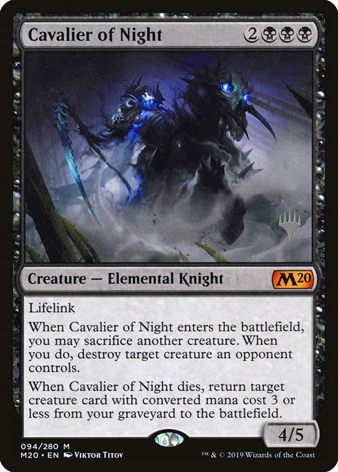 Cavalier of Night - Core Set 2020 Promos