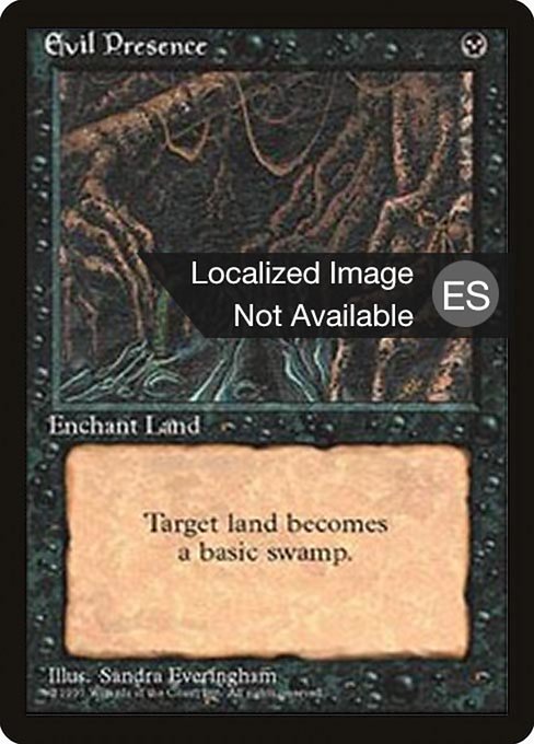 Presencia maligna (Evil Presence) - Fourth Edition Foreign Black Border
