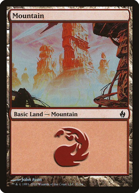 Mountain - Premium Deck Series: Fire and Lightning - Promo Foil