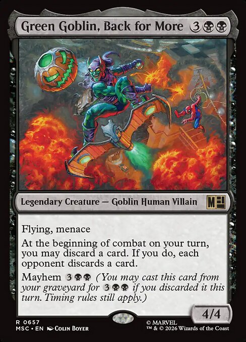 Green Goblin, Back for More - Marvel Super Heroes Commander