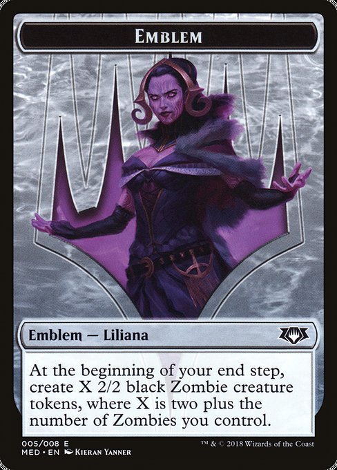 Liliana, the Last Hope Emblem - Mythic Edition Tokens