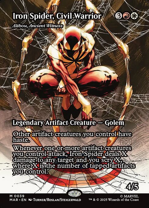 Iron Spider, Civil Warrior (Alibou, Ancient Witness) - Marvel Universe - Borderless