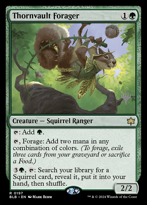 Thornvault Forager - Bloomburrow Promos