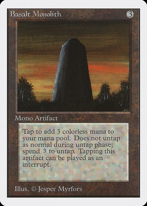 Basalt Monolith - Unlimited Edition