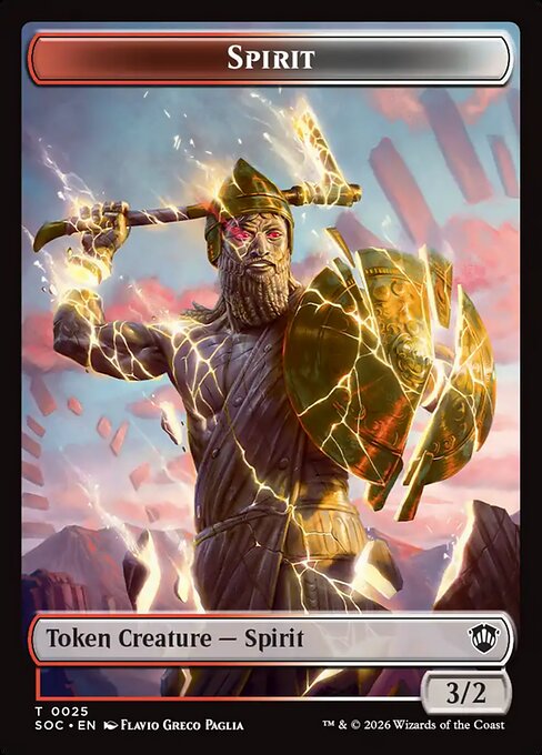 Spirit // Copy - Secrets of Strixhaven Commander Tokens