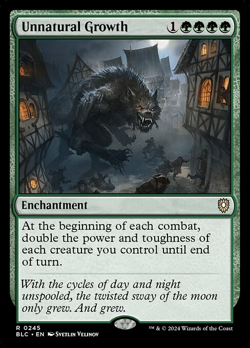 Unnatural Growth - Bloomburrow Commander