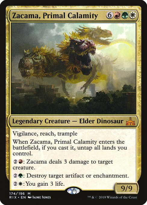 Zacama, Primal Calamity - Rivals of Ixalan