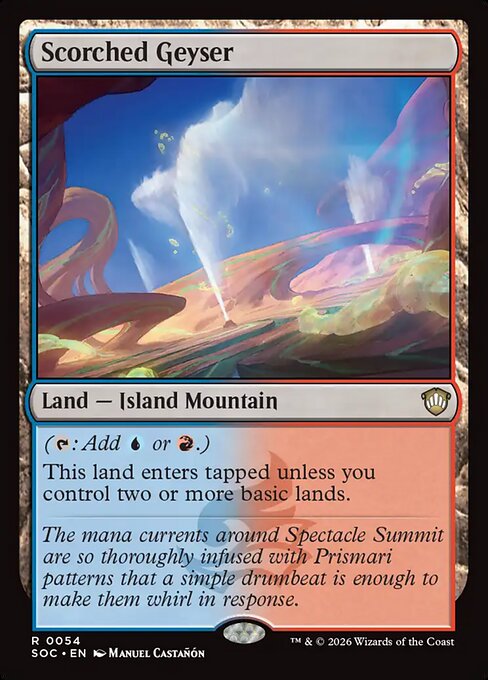 Scorched Geyser - Secrets of Strixhaven Commander