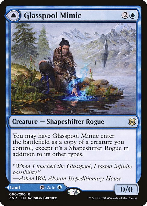 Glasspool Mimic // Glasspool Shore - Zendikar Rising